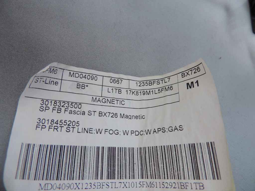 фото №12, Ford puma st-line 2019 2020 передній бампер