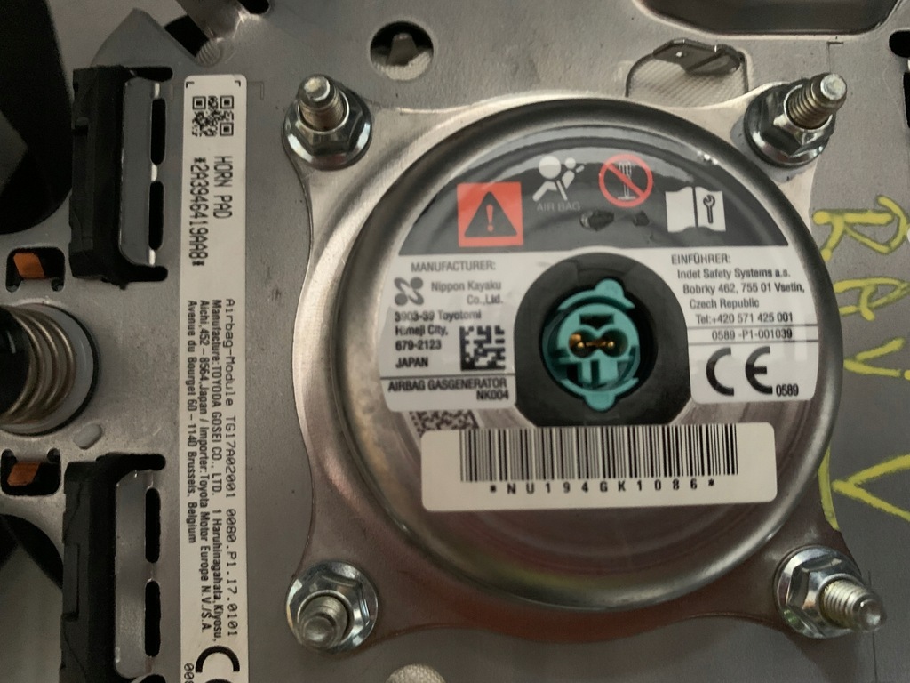 фото №10, Приборная панель консоль подушка безопасности ремни комплект toyota rav4 v