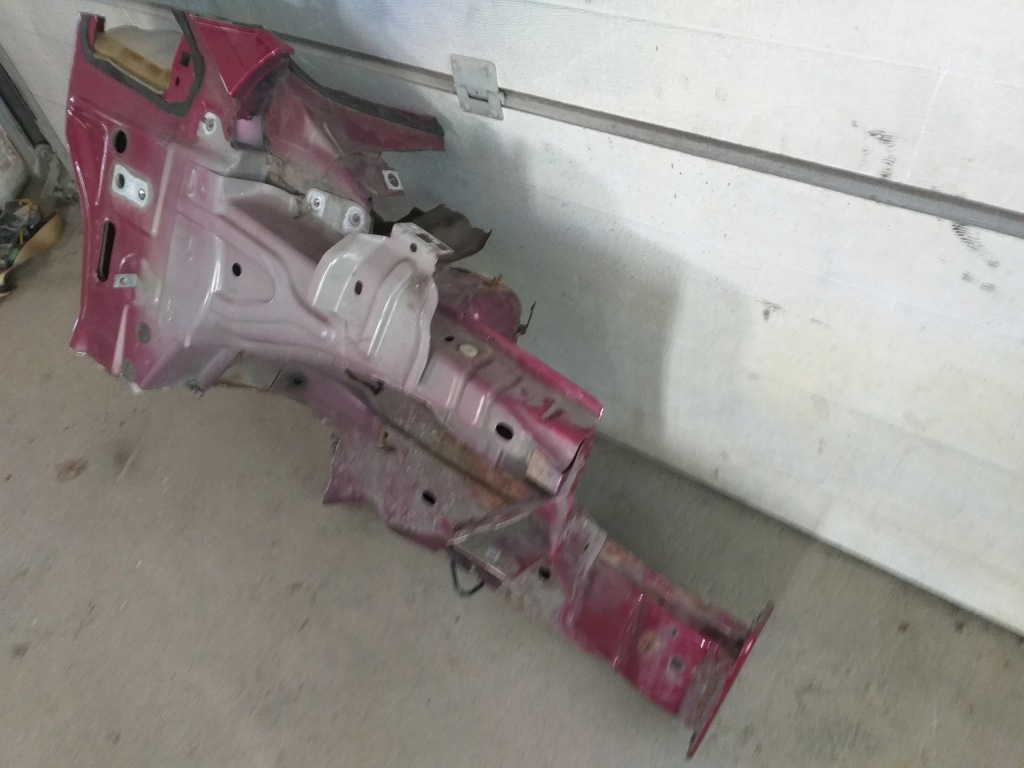 фото №3, Ford fiesta mk7 четверть лонжерон правый перед