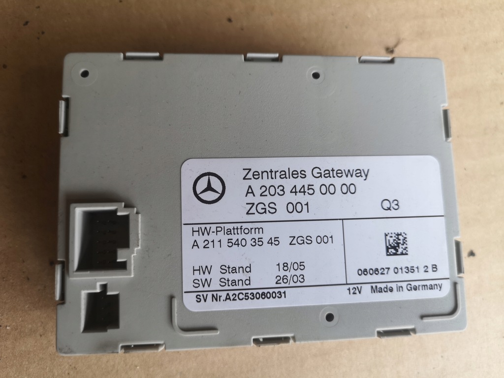 фото №1, Модуль шлюз mercedes w639 viano vito