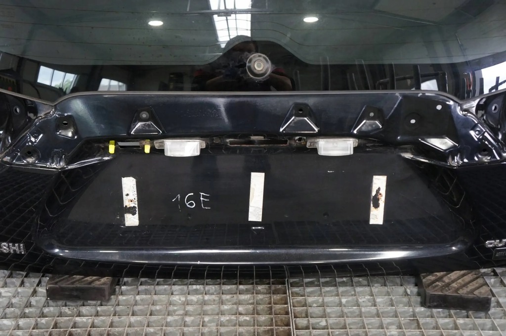 фото №6, Mitsubishi outlander ii lift кришка кришка багажника багажника задня задня скло