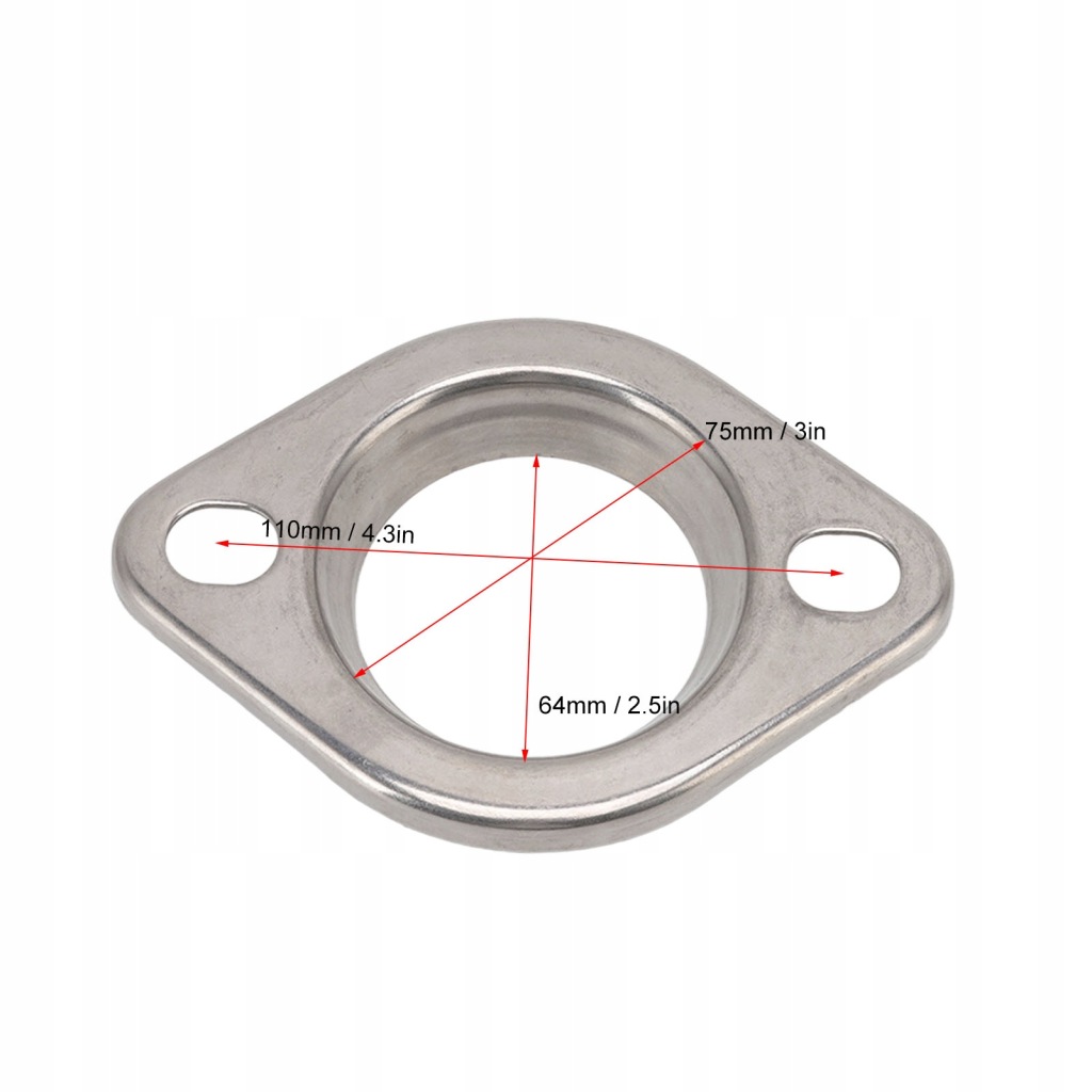 2 болти 2,5-calowy колектор колектор випускний Ціна
