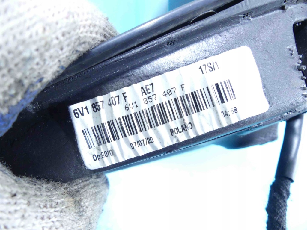 фото №8, Зеркало левая skoda fabia iii 6pin, a7w europa 18-