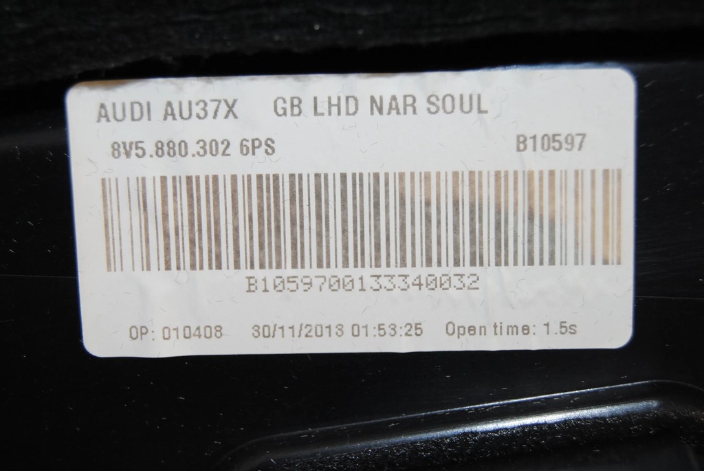 фото №6, Audi a3 s3 8v 2013 бардачок панели приборной панели