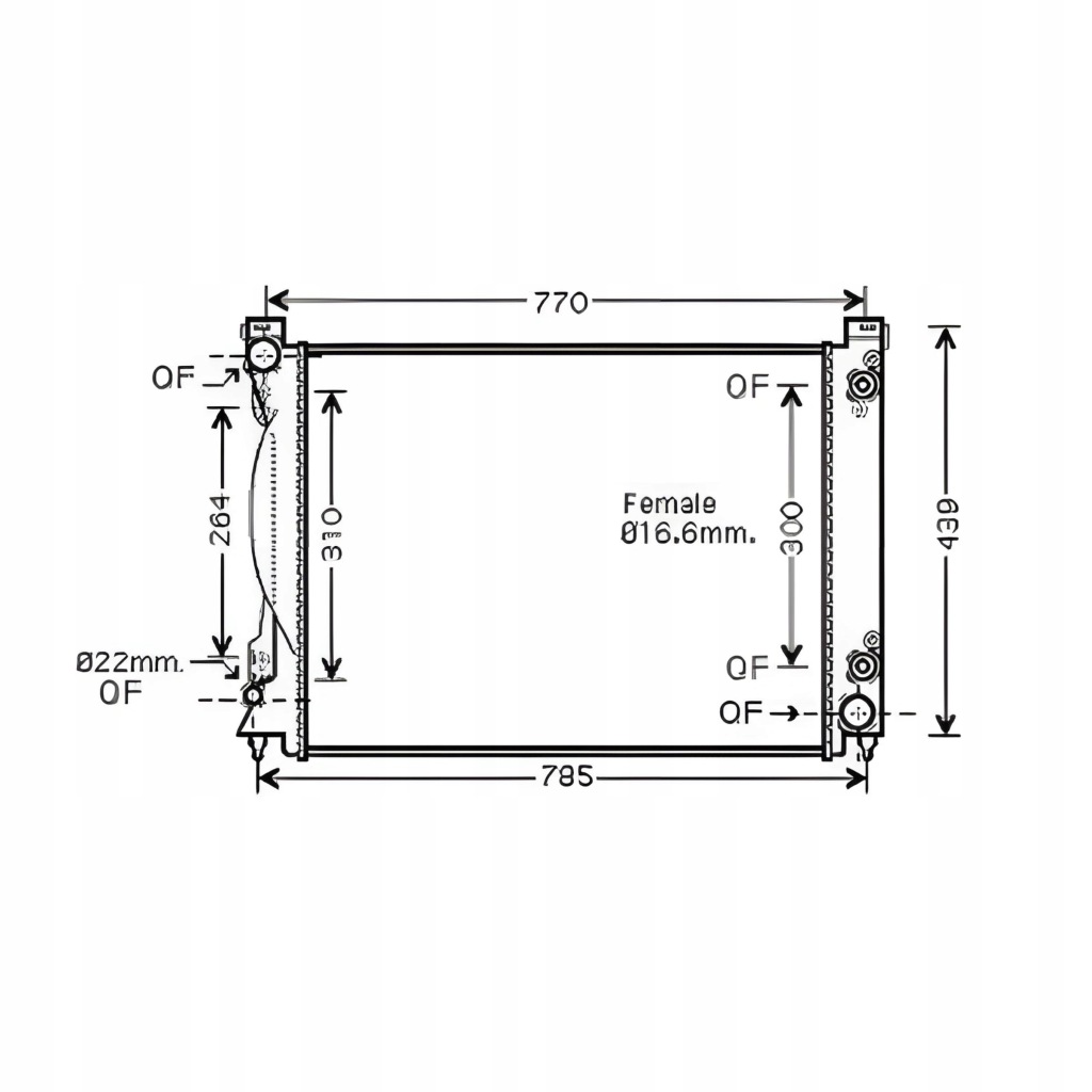 Купить Радиатор audi a6 typ 4f2 08-10