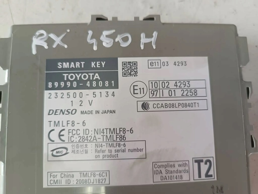 фото №3, Lexus rx 450h iii 09-15 модуль smart key