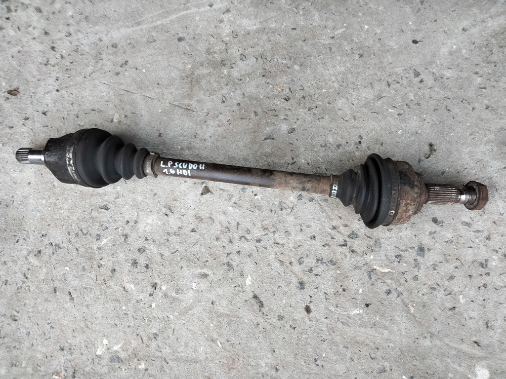 фото №1, Приводной вал левая перед fiat scudo ii 1.6 hdi