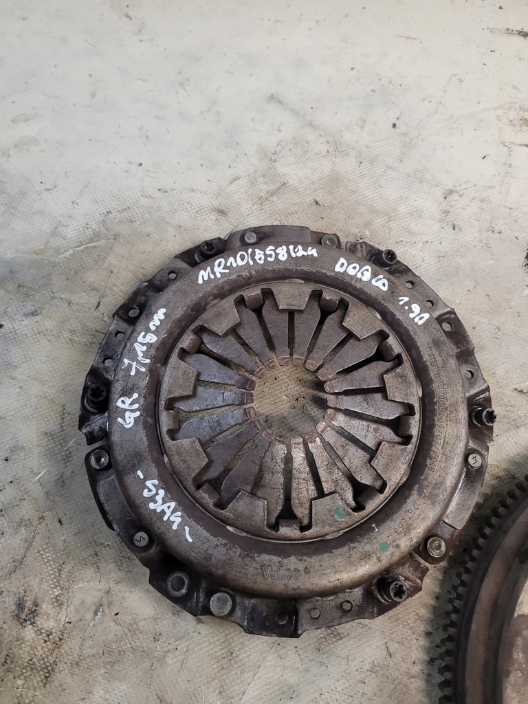 фото №7, Сцепление колесо маховик оригинальный номер 46438888 диск прижим fiat doblo i 1.9d 01r.