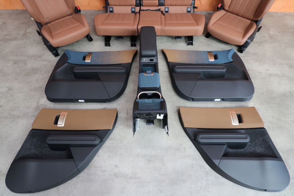 фото №3, Mini u25 countryman салон сидіння заднє сидіння обшивки тунель jcw vescin коричневий