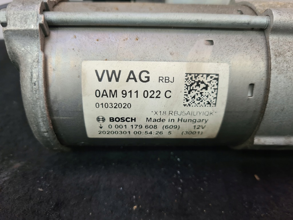 фото №5, Vw t-roc 1.5 ben стартер 0am911022c