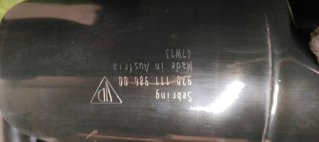 фото №6, Наконечник вихлоп porsche panamera 970