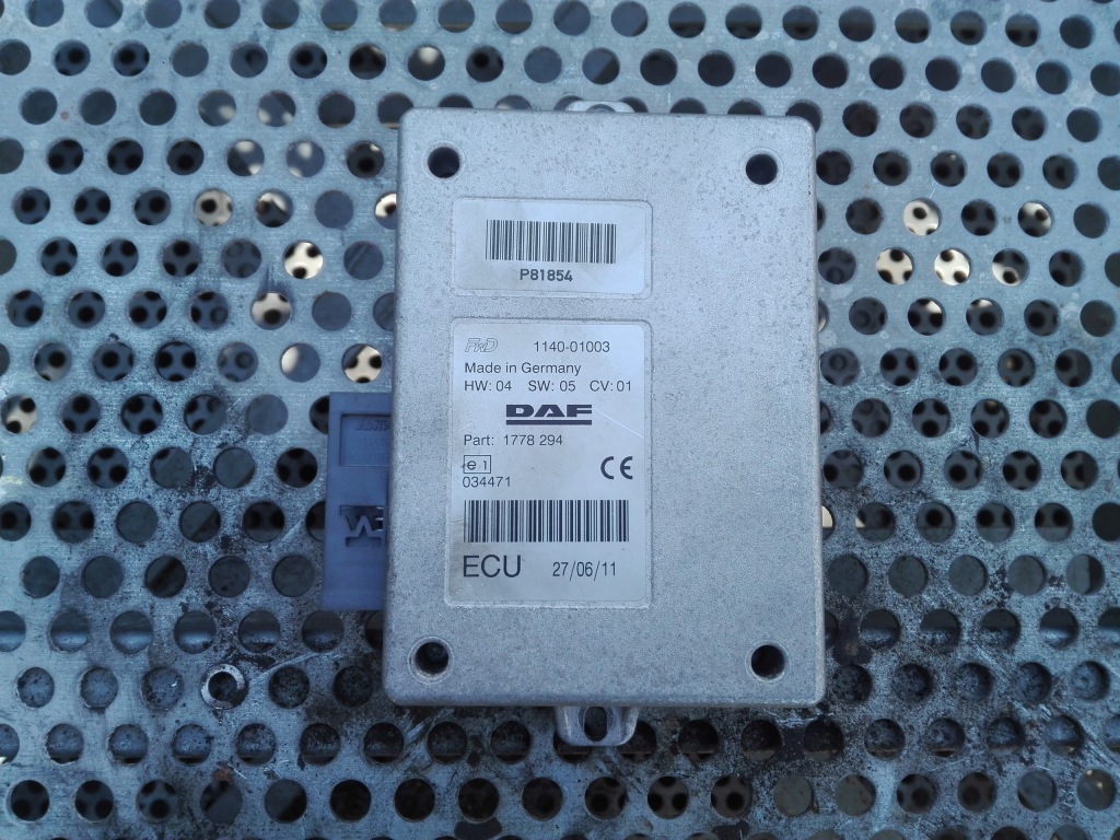 фото №1, Блок управления бортовой компьютер daf xf 105 ecu 1778294 500 zł