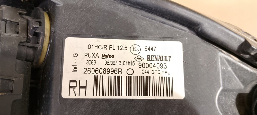 Фара перед передня ліва renault twingo 2 2 рестайлінг  11-14rok 260608996r оригінал Недорого