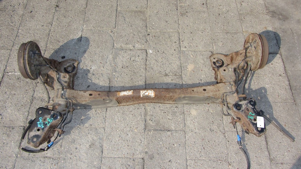 фото №1, Citroen c4 cactus балка підвіска oś задня 13-