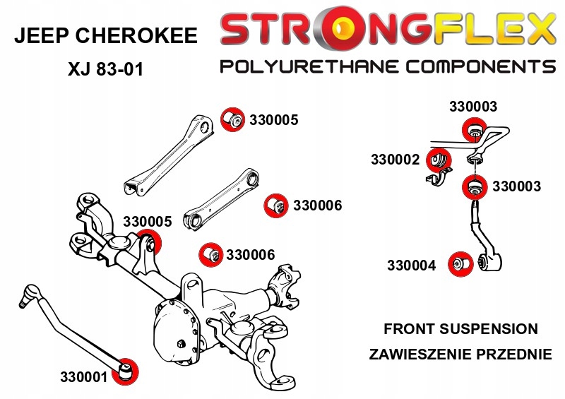 фото №2, 330006a - втулка рычага передний - нижний sport strongflex