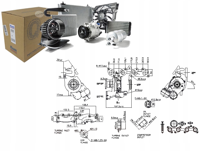 фото №1, Турбонагнетатель chrysler sebring dodge avenger caliber jeep compass