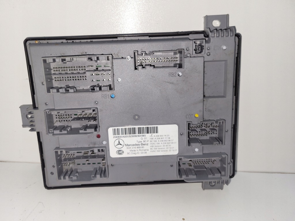 фото №1, Mercedes w206 модуль блок управления комфорта a2069001620 a2069011708 a2069029807