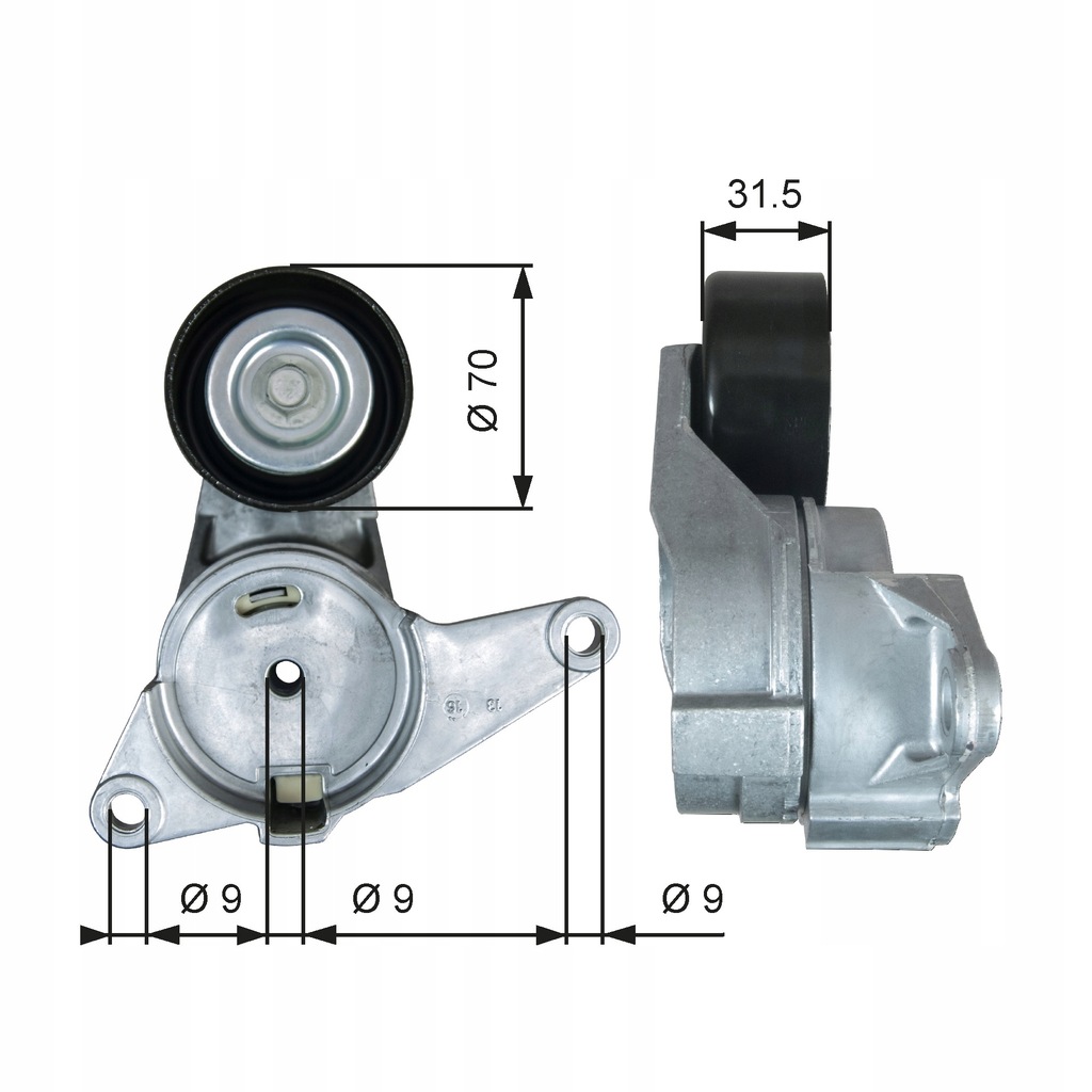 фото №1, Ролик натягувача ремінь поліклиновий alfa romeo 159 brera spider buick encl