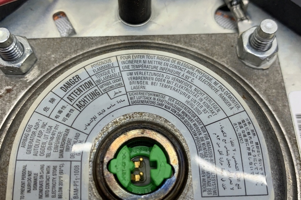 фото №9, Подушка безпеки водія chrysler pt cruiser pt_ chcp2j1qbxm 2.0l бензиновий 100kw