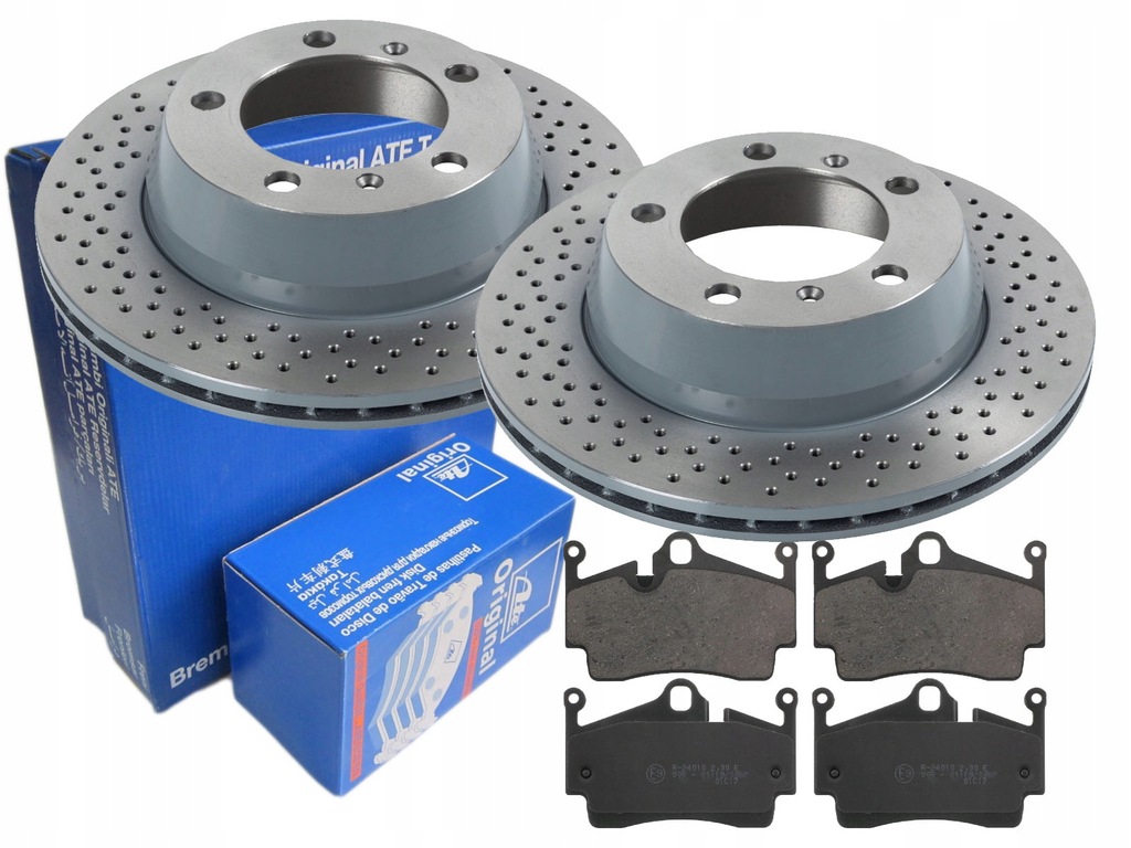 фото №1, Тормозные диски тормозные колодки ate задняя porsche boxter 981 982 987