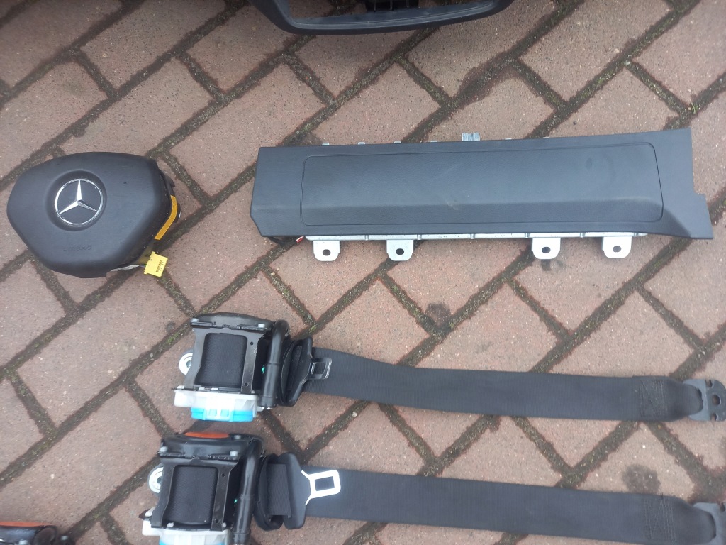 фото №8, Подушка безопасности консоль подушки безопасности ремни натяжители mercedes b klasa w246 оригинал