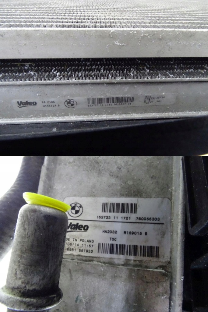 фото №13, Bmw 3 gt f34 328i 2.0 n20 13-16 набор комплект радиатор вентилятор оригинал