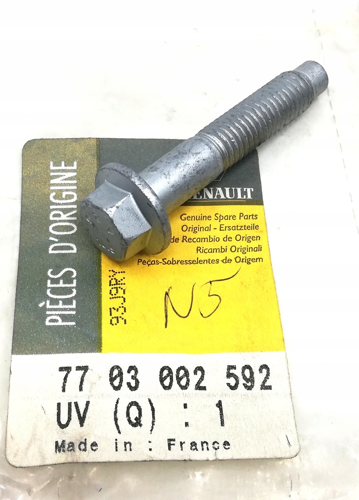 фото №1, Болт кронштейн колеса шкивный renault master iii trafic ii 7703002592 oe!