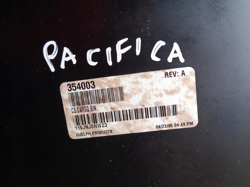 фото №9, Полиця бардачок багажника chrysler pacifica i 03-