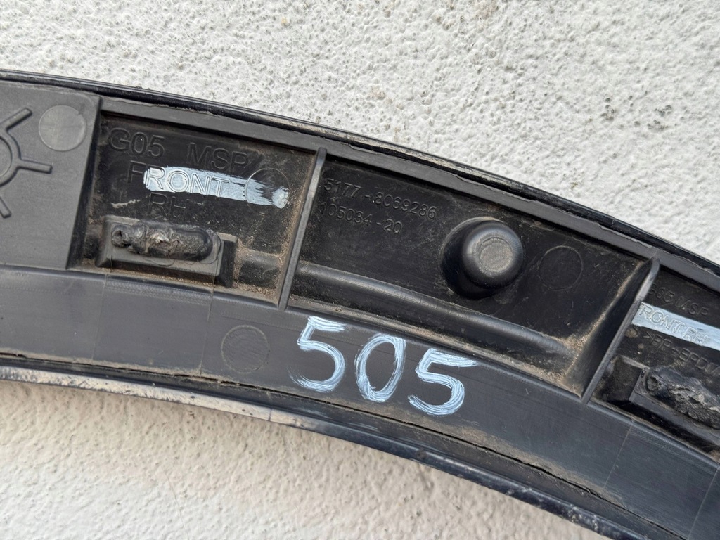 фото №10, Bmw x5 g05 m-pakiet молдинг накладка крыла правая перед 8069286