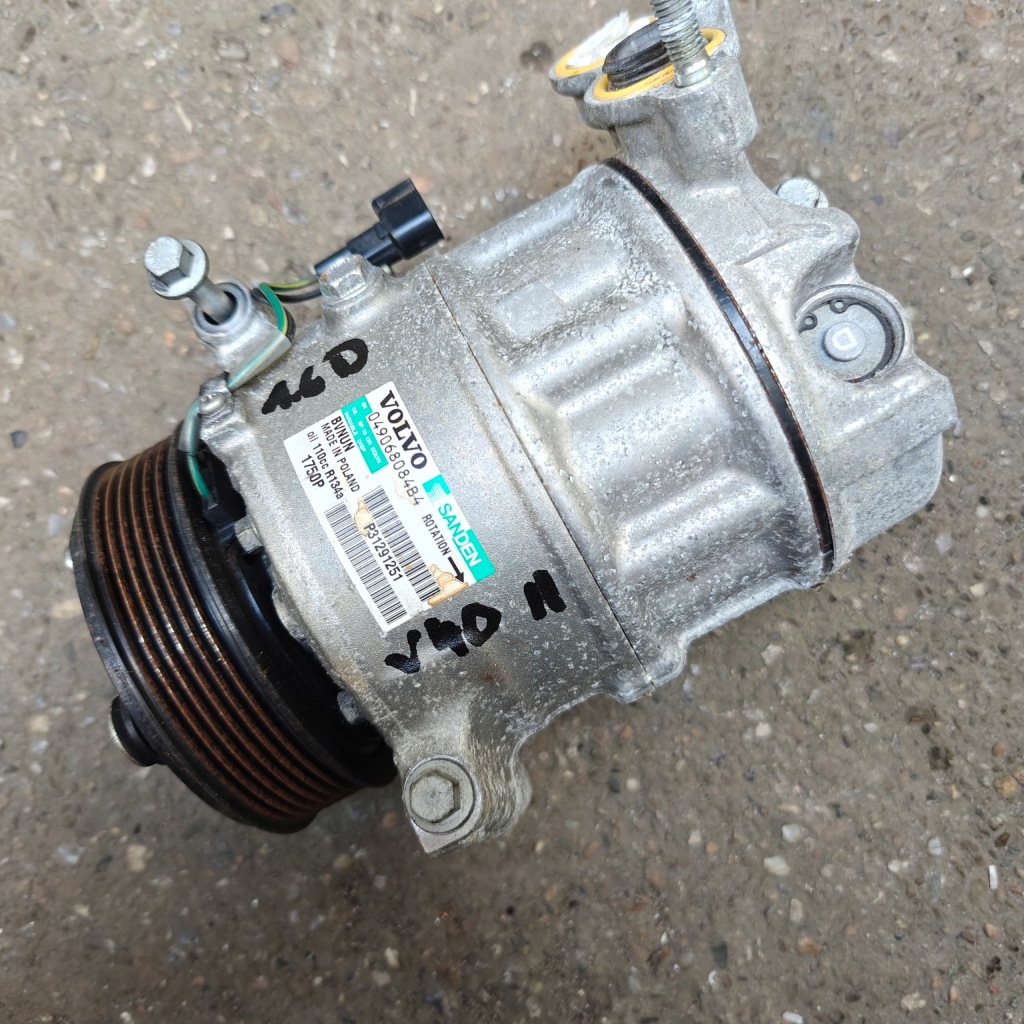 фото №1, Volvo v40 ii компресор кондиціонера p31291251 1.6d d2 2014r