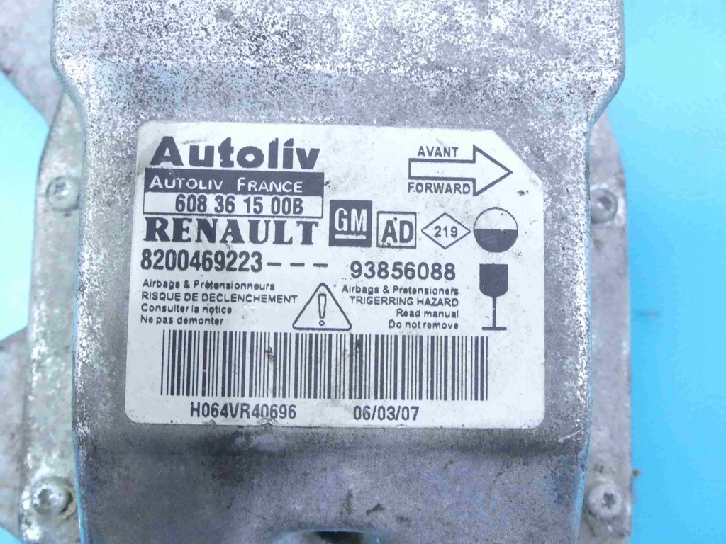 фото №7, Подушки безопасности воздушные подушка безопасности датчик trafic ii 2 eu