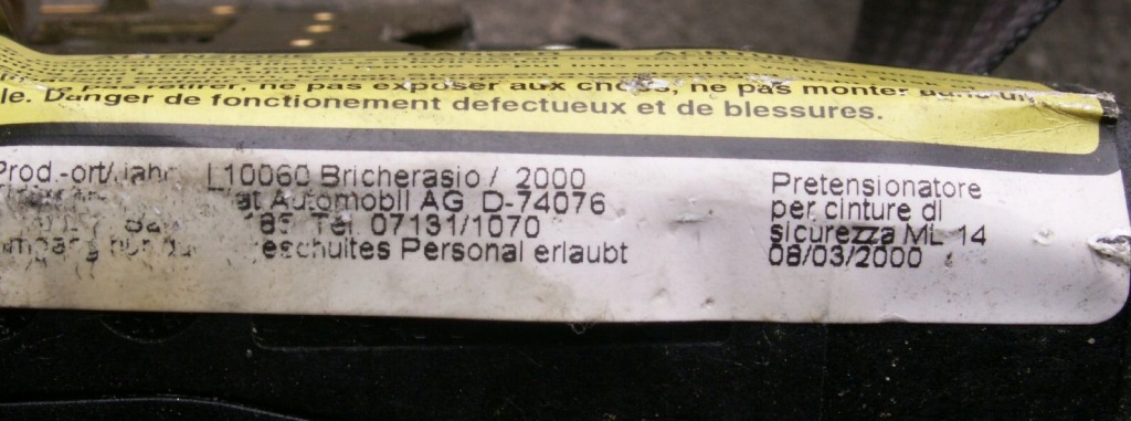 Ремень безопасности передний правый  перед fiat punto 2 2 3d 735372896 Киев