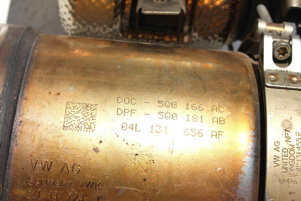фото №7, Audi vw skoda каталізатор 04l131723l 04l131656af фільтр часток твердих dpf