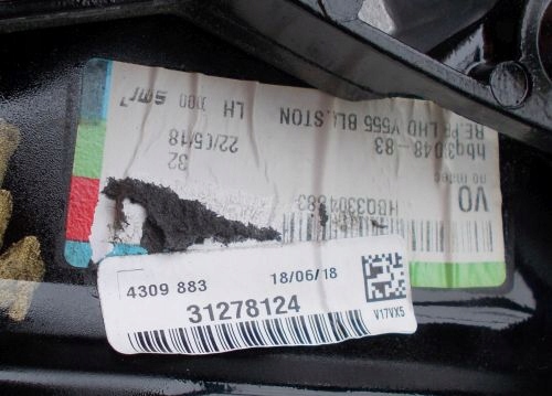 фото №10, Volvo v40 xc40 12- левая электрический 10 pin europa