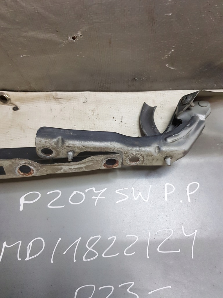 фото №11, Крыло peugeot 207 sw правый перед szary