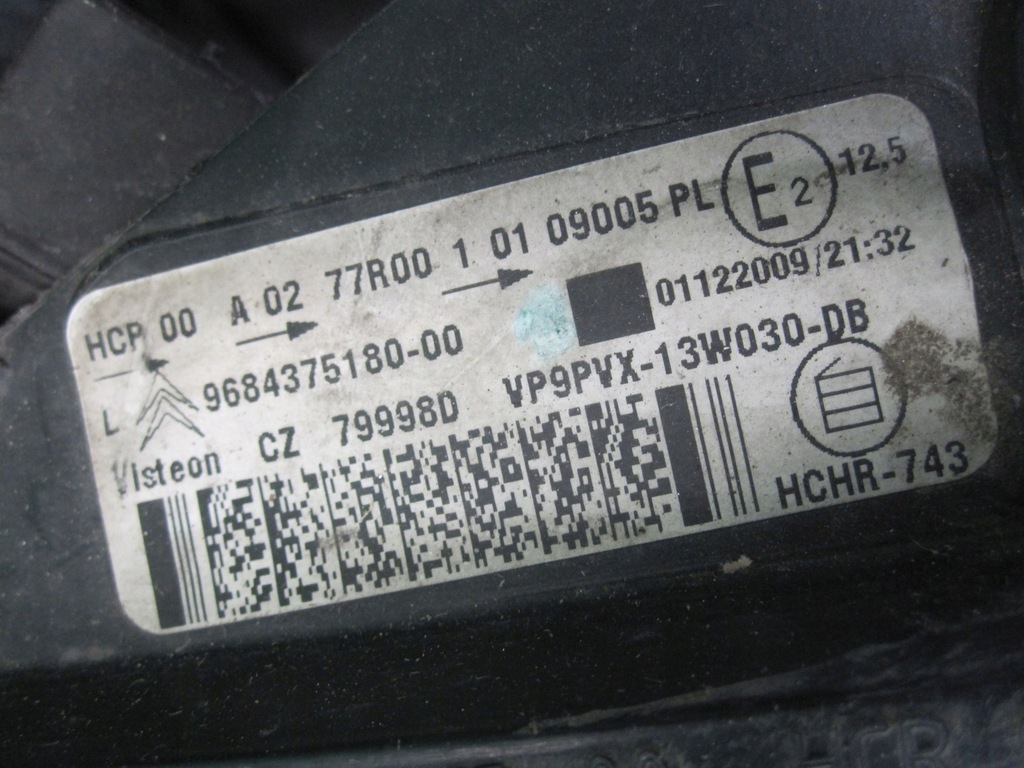 фото №7, Citroen ds3 10r лампа лівий перед 9684375180 79998d 9673814980 anglik