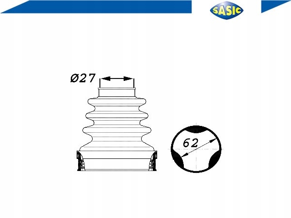 фото №2, Sasic 1900014 набір захист, система кермовий