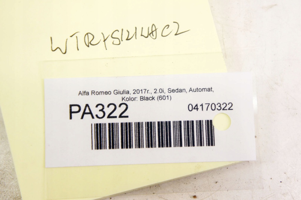 фото №7, Pa322 alfa romeo giulia 2.0i форсунка 0261500414