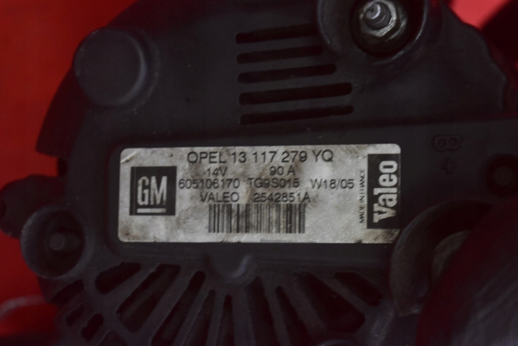 Генератор 13117279yq opel meriva a 1.3 cdti 75 km 02-06 Зі Шроту
