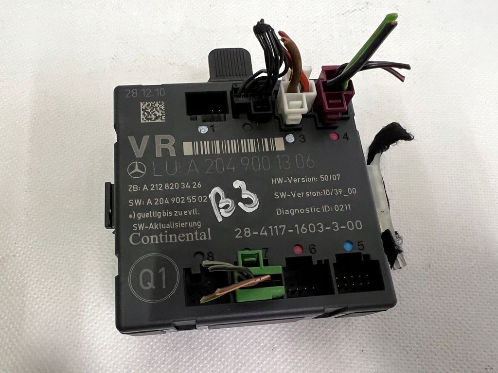 фото №1, Mercedes w204 lift модуль дверь a2049001306