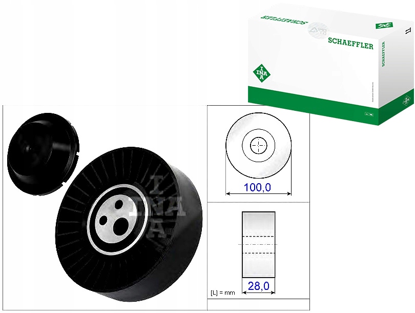 фото №1, Ina ролик napcza alfa romeo 166 2.4 jtd 936a2a__