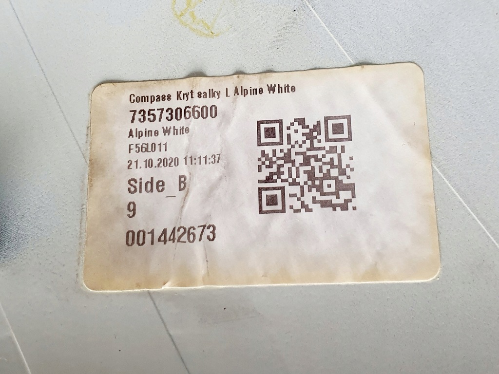 фото №8, Корпус дзеркало ліва jeep compass ii lift 20- оригінальний номер