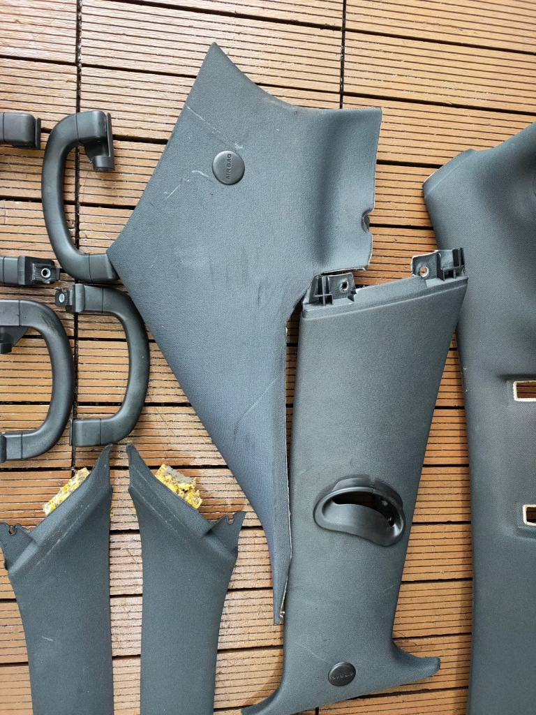 Alfa romeo 159 05-11 седан стеля чорна + стійки + захист комплект оригінальний номер Зі Шроту