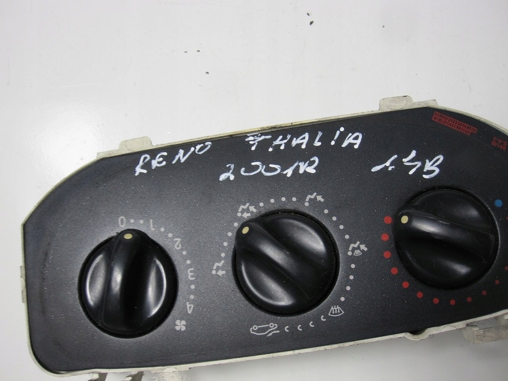 фото №2, Панель керування вентиляція renault thalia 2001r