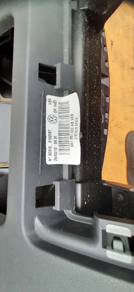 фото №8, Консоль панель приладів приладова volkswagen polo 6r