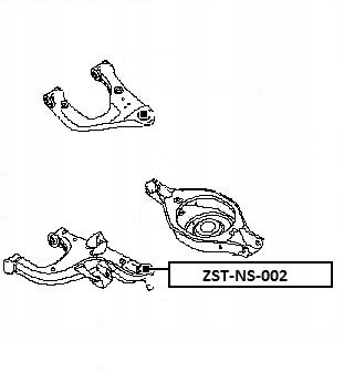 фото №2, Шарова опора важеля nissan pathfinder r51 05- заднього