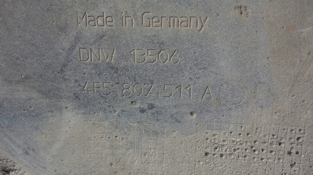 Audi a6 c6 4f sedan 04-08 бампер задняя задний 4f5807511a / 5057 Оригинал