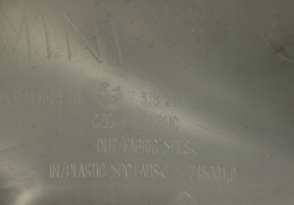 Mini f60 захист стійка правий перед 7378216 Оригінал