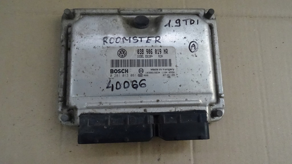 фото №1, Roomster 1.9 tdi бортовий комп'ютер блок керування
