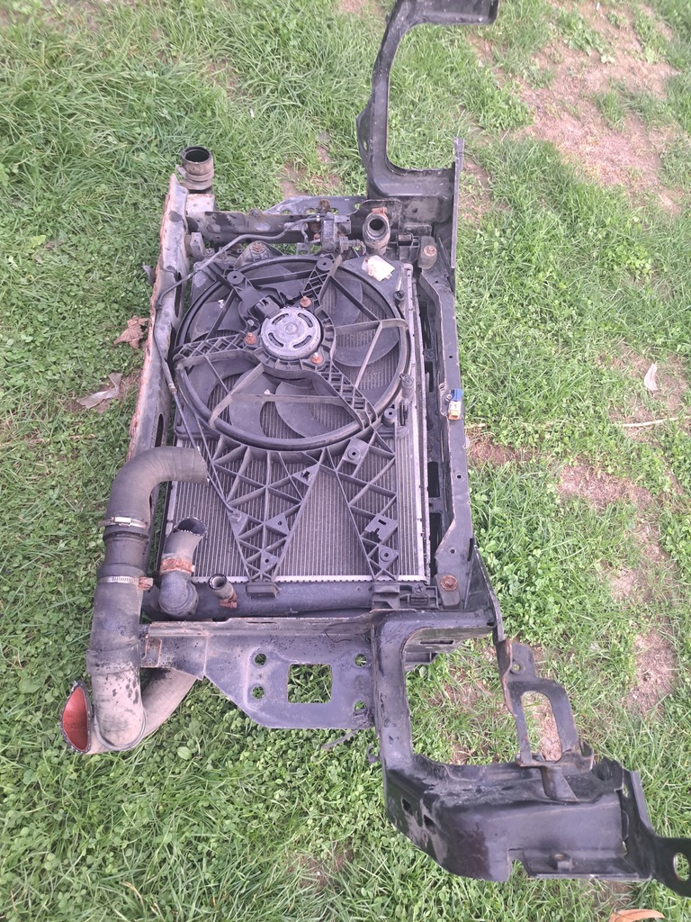 фото №6, Bravo ii 2 pas перед передний 1.6 m-jet jtd 120km радиатор вентилятор замок